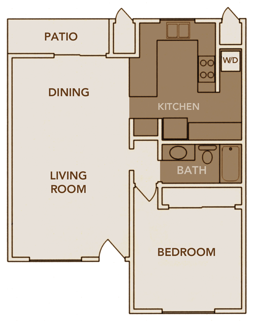 Cottages Plan 1 Floor Layout