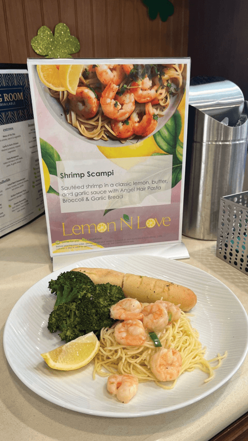 ICH shrimp scampi