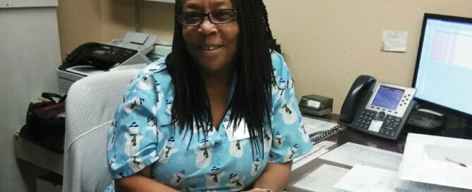 Staff member Joyce